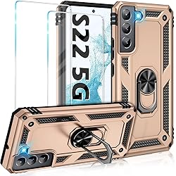 for Samsung Galaxy S22 5G Case with Built in Screen