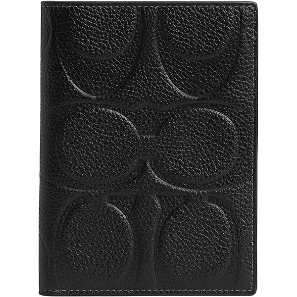 COACH メンズ パスポートケース 91663 QBO4G チャコール Amazon.com