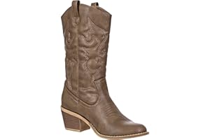 Charles Albert Women's Embroidered Modern Western Cowboy Boot