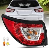 JSBOYAT Halogen Tail Light Fits for 2013-2017 Chevy Traverse | Outer Rear Light Taillight Assembly OE Replacement Brake Tail Lamp Driver Side w/Bulb