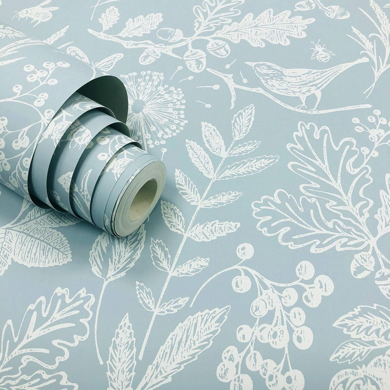 Home Arthouse Country Folk Blue Wallpaper 697300 Home, Furniture & DIY