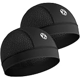 3-Pack Cooling Skull Cap Breathable Mesh Helmet Liner for Men Women | Lightweight Quick-Dry Cycling Cap,Snug Fit, No Slipping,Elasticity, Sweat Control, Outdoor Work Hard Hat Liner, Motorcycling