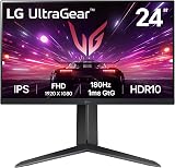 LG Ultragear 24GS65F 24 Inch 1080p 180Hz IPS G-Sync FreeSync HDR10