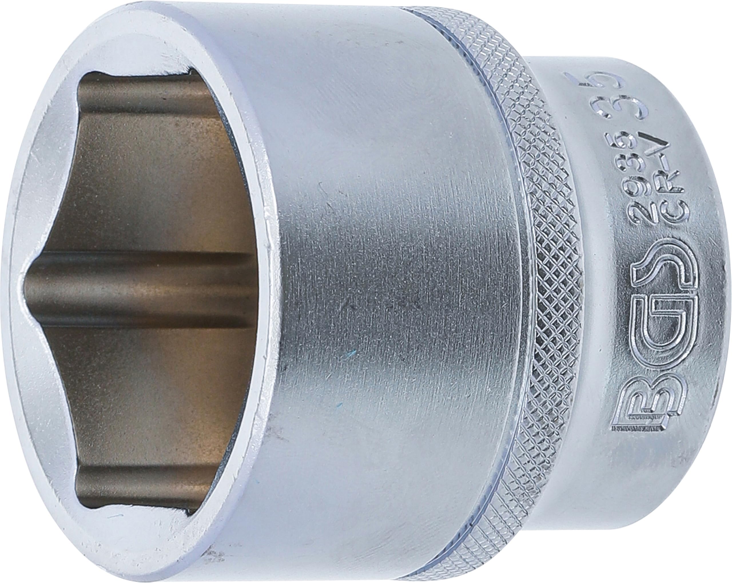 BGS 2935 | Socket, Hexagon | 12.5 mm (1/2") Drive | 35 mm