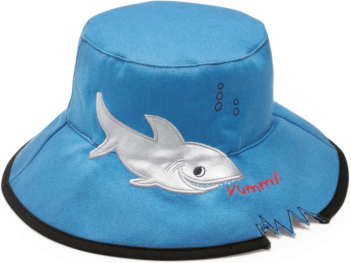 Wallaroo Boy's Shark UV Sun Hat - UPF50+ Sun Protection 5-10 Years (55 cm)