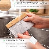 Anmarko Stainless Steel Griddle Scraper Chopper Multipurpose Dough Cutter view 5