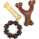 Nylabone Power Chew Toys Customer Favorites Bundle - Dog Toys for Aggressive Chewers, Indestructible Dog Toys for Small Dogs 