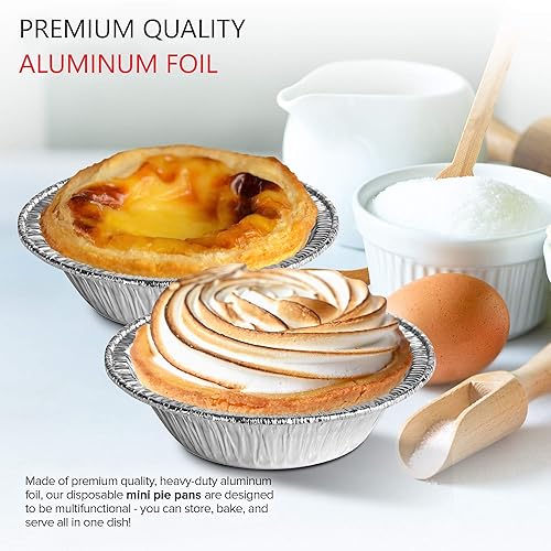 Aluminum Foil Small Disposable Pie Tins Stock Your Home Inch