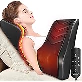 OMASSA Shiatsu Neck Massager with Heat, 3D Kneading Back Massage Pillow for Pain Relief, Massagers for Neck and Back, Shoulder, Leg, Gifts for Men Women Mom Dad, Stress Relax at Home Office and Car