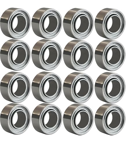 XIKE 10 Pcs MR52ZZ Bearings 2x5x2.5mm, Double Shield Seals Metal