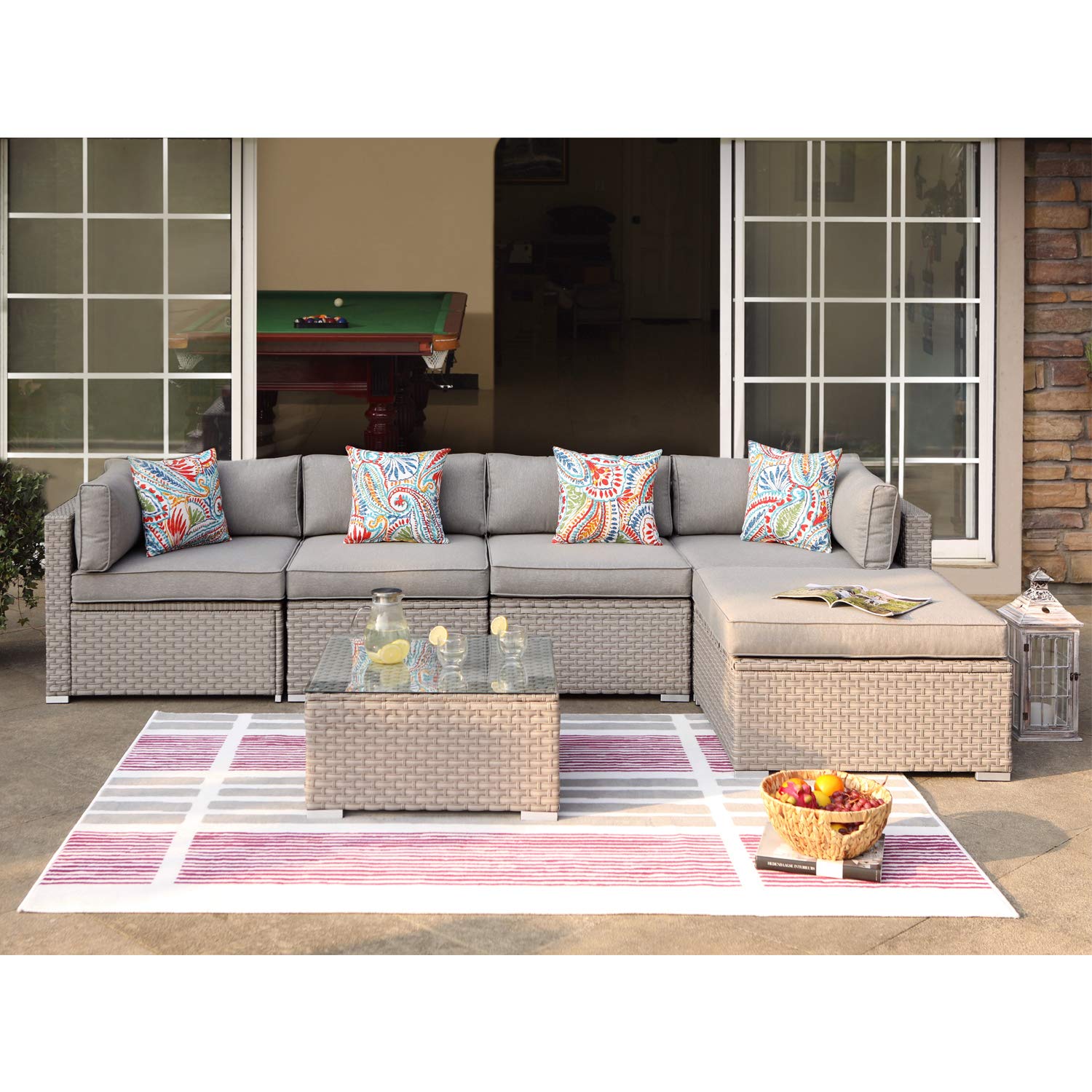 Best large round pillow outdoor patio furniture