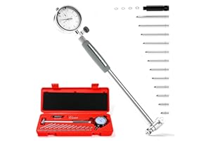 RQG Dial Bore Gauge 2"-6" / 0.001", Engine Hole Cylinder Gauge Measuring Tool Set, Inside Micrometer Dial Indicator with Self-Centering Dial for Bore Measurement