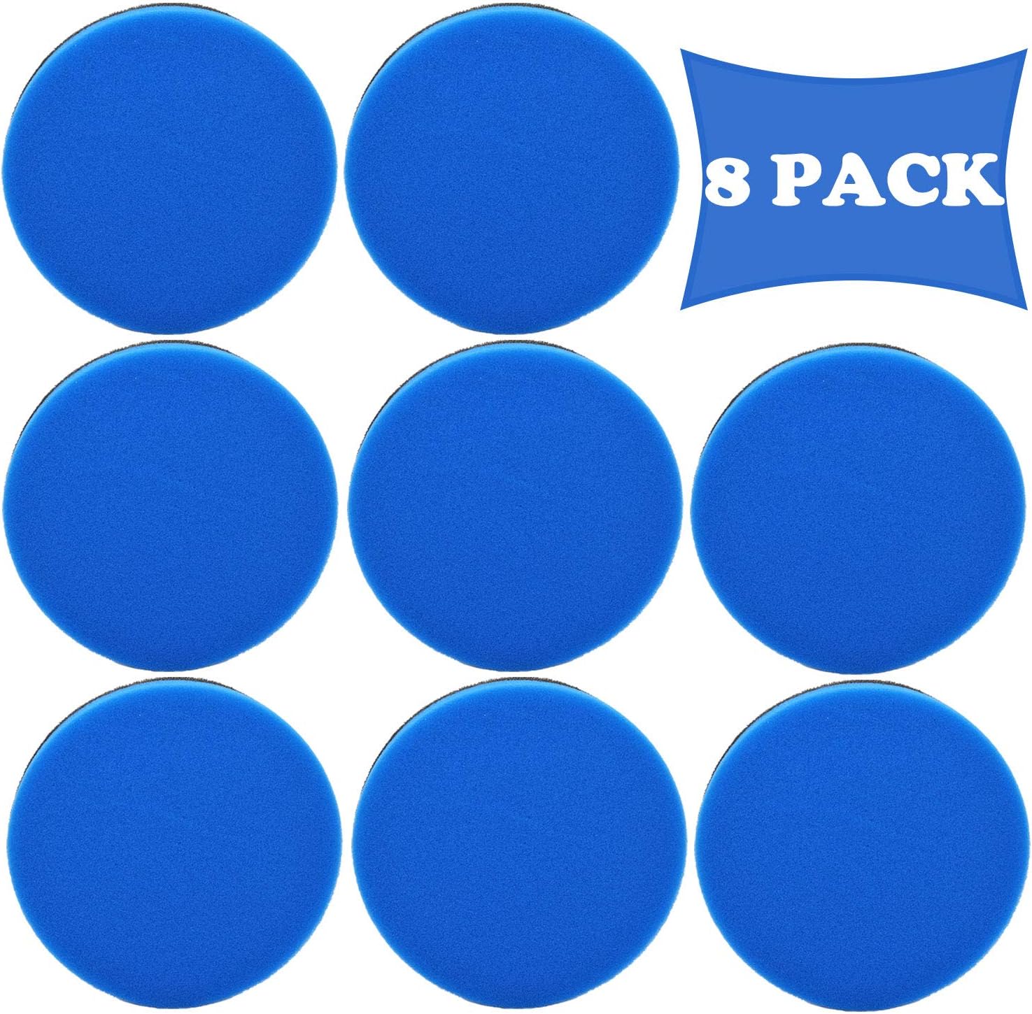 RONGJU Replacement 12141 Filter Compatible with Bissell Febreze Style 1214 Cleanview & PowerGlide Pet Bagless Vacuum Cleaner，8 Pre- Motor Foam Filters with The Fresh Scent