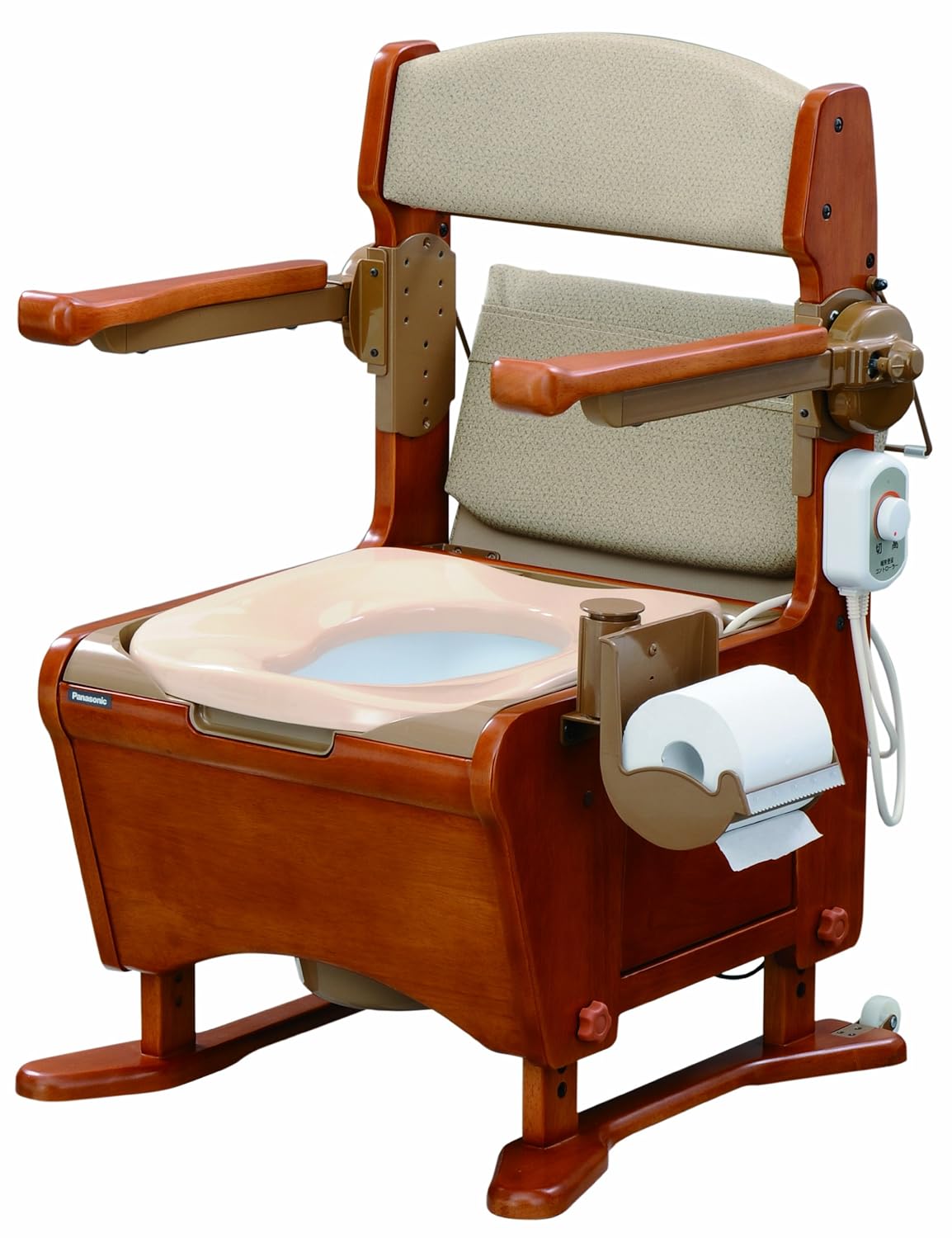 Pn L あたたか便座タイプ 座楽アウポット パナソニックエイジフリーライフテック B009z8rlkk 家具調トイレ ひじ掛けはね上げ ポータブルトイレ 初回限定お試し価格 Rumble Media