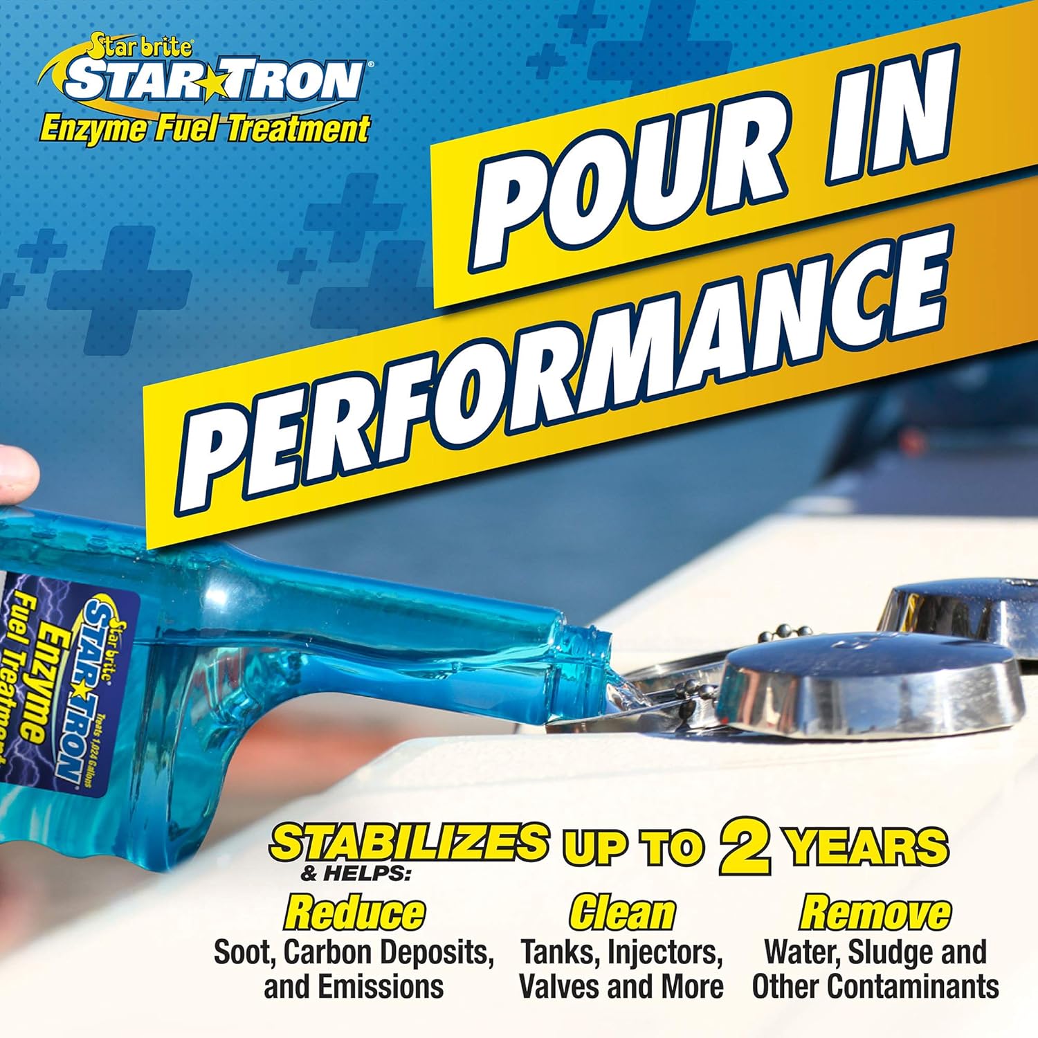 Star brite 093100N Concentrated Diesel Formula 931 Tron Enzyme Fuel Treatment, 1 Gallon: Sports & Outdoors