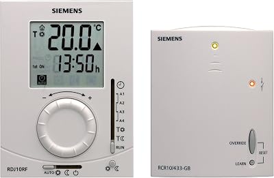 SIEMENS RDJ100RF Digital Room Thermostat Wireless Control Heating Boiler