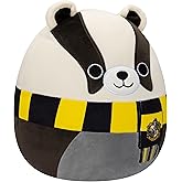 Squishmallows Harry Potter Hufflepuff Badger Plush - 16-Inch Jumbo Soft Toy, Collectible Stuffed Animal, Perfect Christmas for Kids & Fans