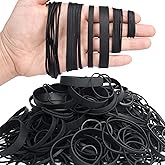 Rubber Bands Assorted Sizes,6 Sizes size10size16size33size64,size84,4.8in | Rubber Bands for Office Supplies 0.5lbs Wide Thick Strong Elastic Bands Black Tactical