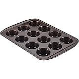 Circulon Nonstick Bakeware Nonstick 12-Cup Muffin Tin / Nonstick 12-Cup Cupcake Tin - 12 Cup, Brown