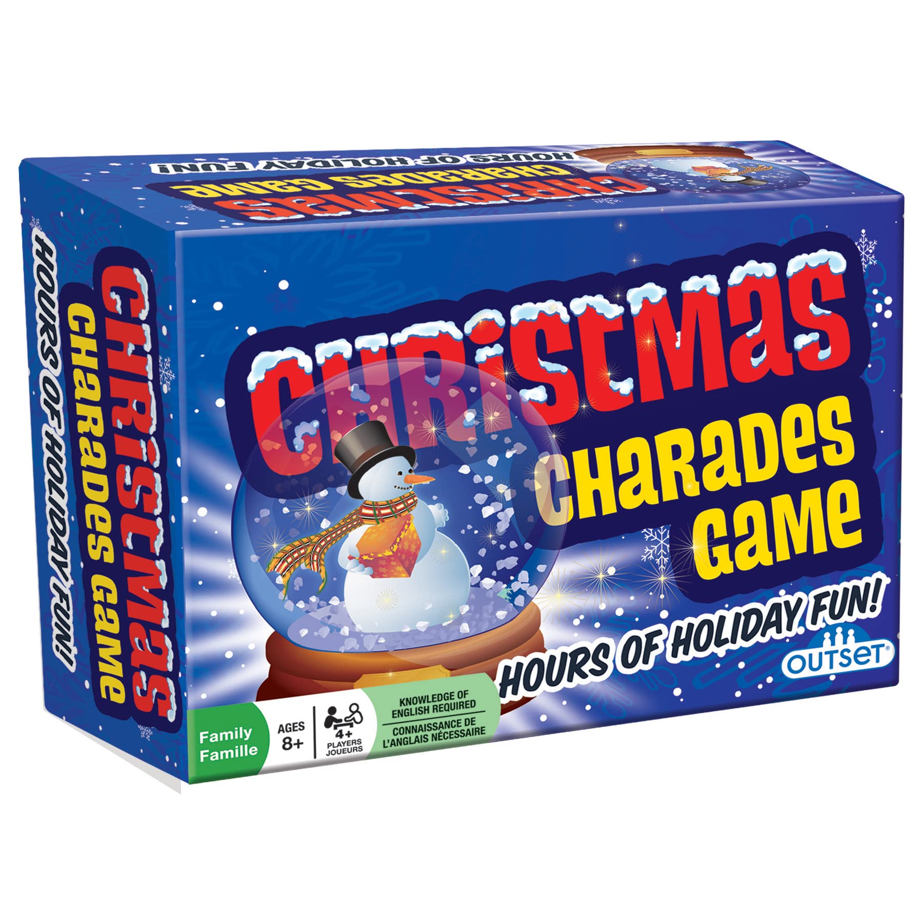 Photo 1 of Christmas Charades Game - Outset Media, Holiday Family Game, Features 300 Charades, Develops Critical Thinking, Builds Imagination & Supports Creativity, Hours Of Holiday Fun, Ages 8+, 4+ Players