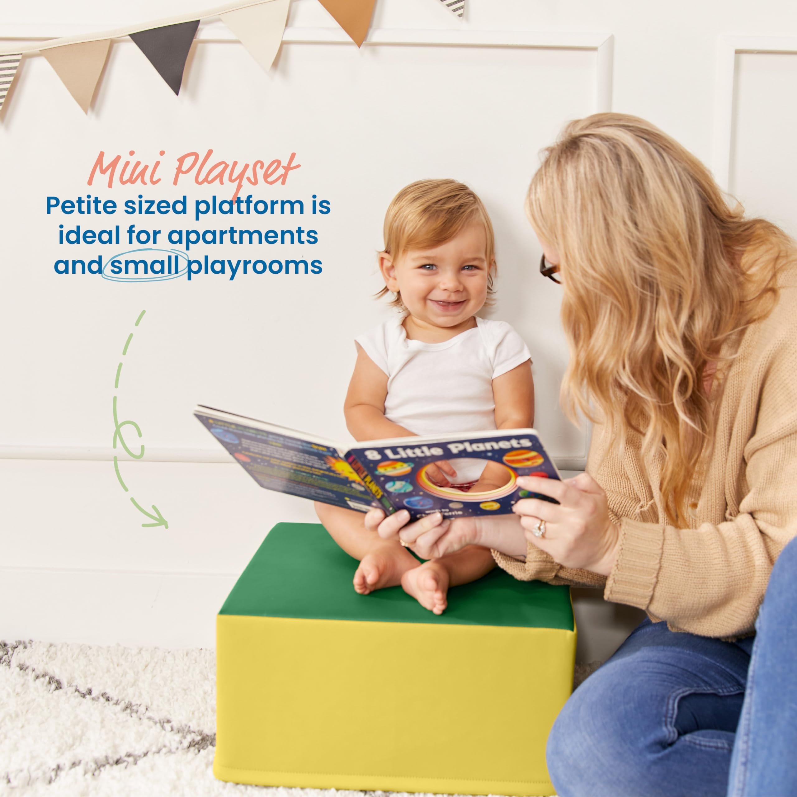 ECR4Kids SoftZone Junior Pedestal, Beginner Playset, Assorted