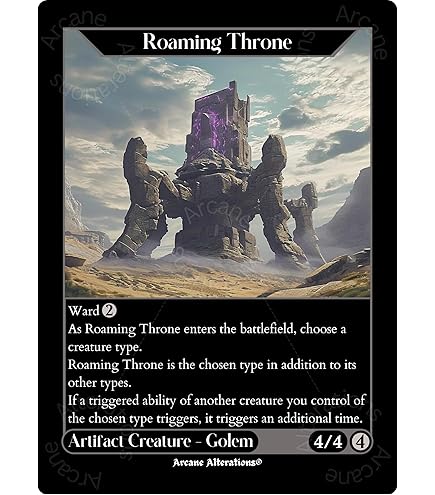 Amazon.com: 4x | Roaming Throne | Anime | Full Art
