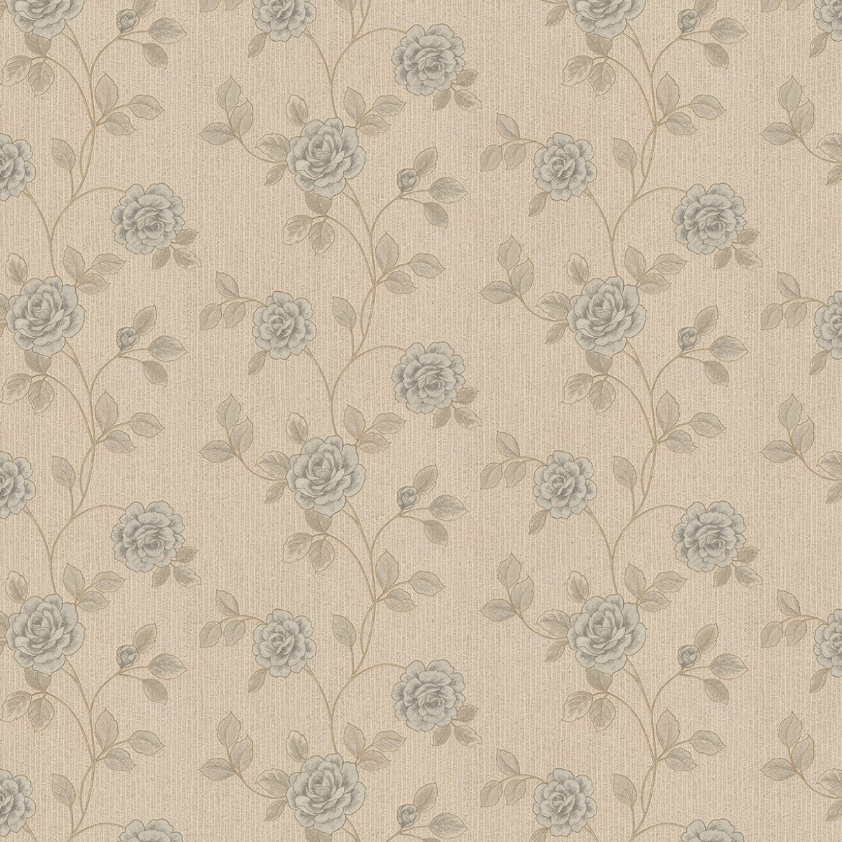 MyTinyWorld Pack of 5 Dolls House Powder Blue Climbing Rose Wallpaper Sheets