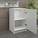 JD Greta 500mm Kitchen Base Cabinet Unit - White Matt Finish view 4
