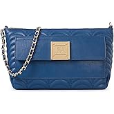 INYA NEW YORK TILLARY Vegan Leather Shoulder Clutch Satchel Designer Bag Medium Evening Casual Party Work Women Handbag