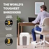 Fellowes FS-9C Paper Shredder 9 Sheet Cross Cut 4x37mm 17L Bin White view 7