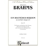 A German Requiem Op 45 In Full Score Dover Miniature Music Scores Brahms Johannes 9780486408644 Amazon Com Books