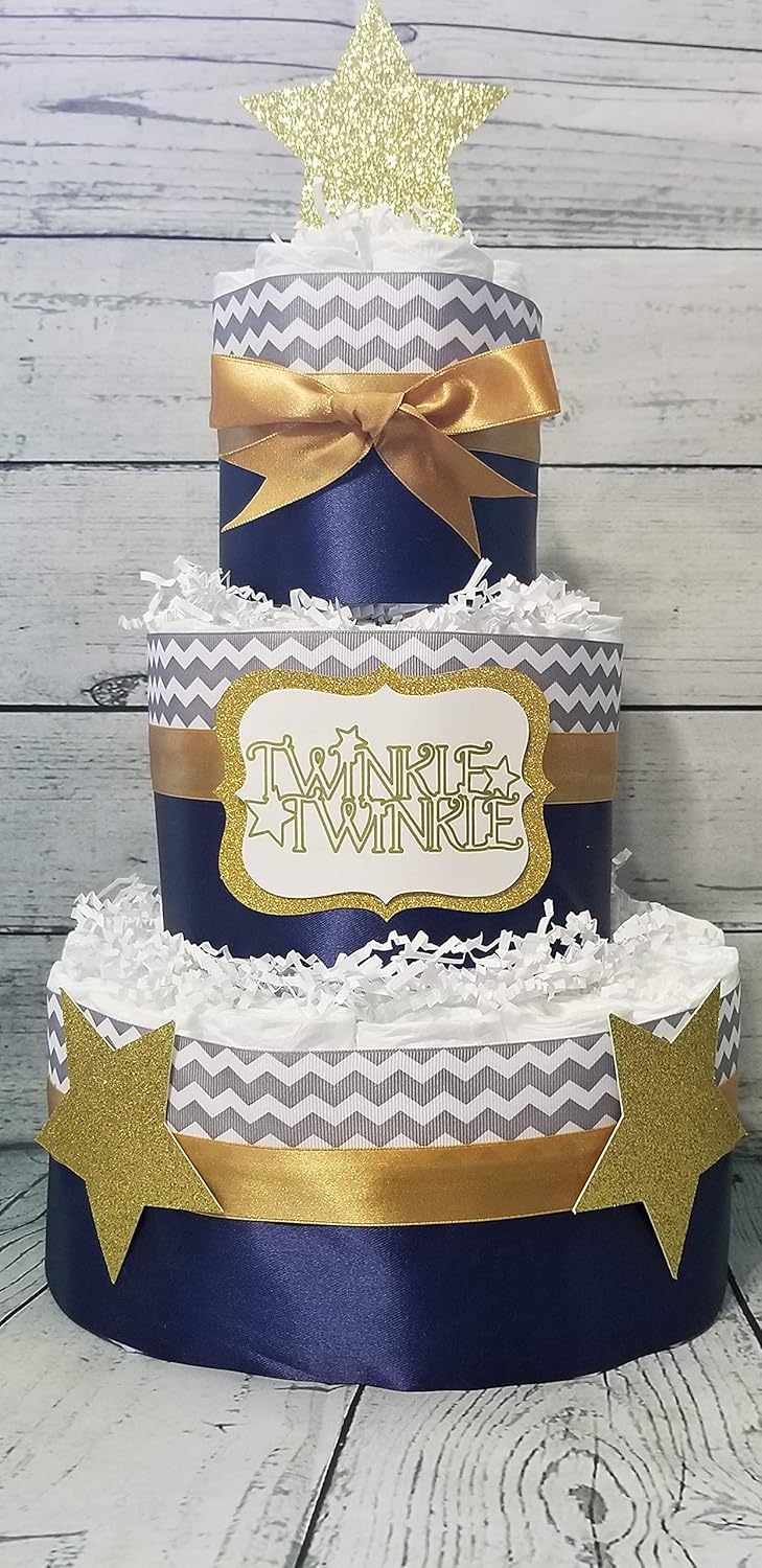 star diaper cake