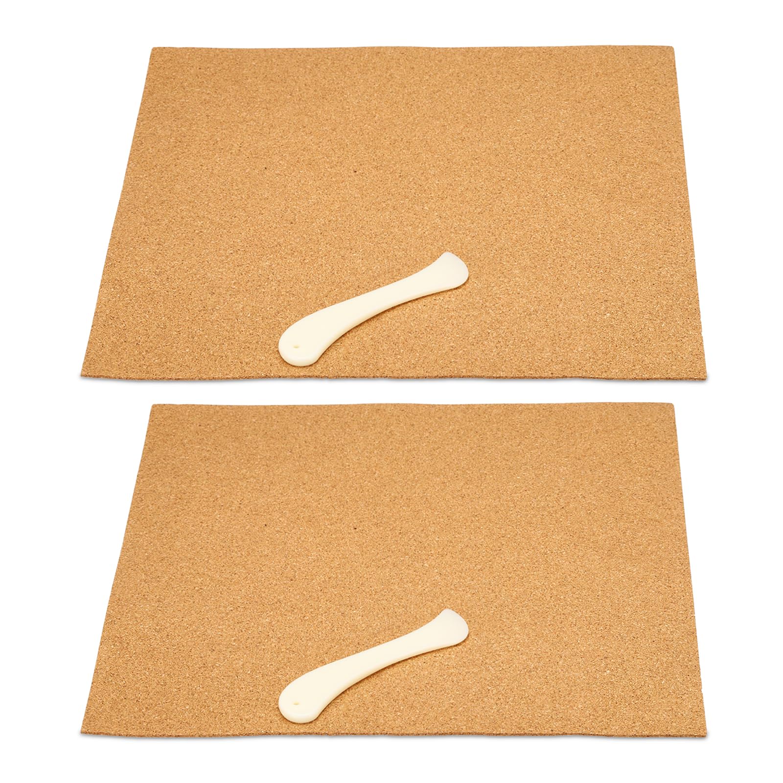 PATIKIL 12" x 12" Stained Glass Supplies and Tools, 2 Set 1/2" Thick Heat Resistant Work Surface with Plastic Burnisher Foil Holder for DIY Handicrafts