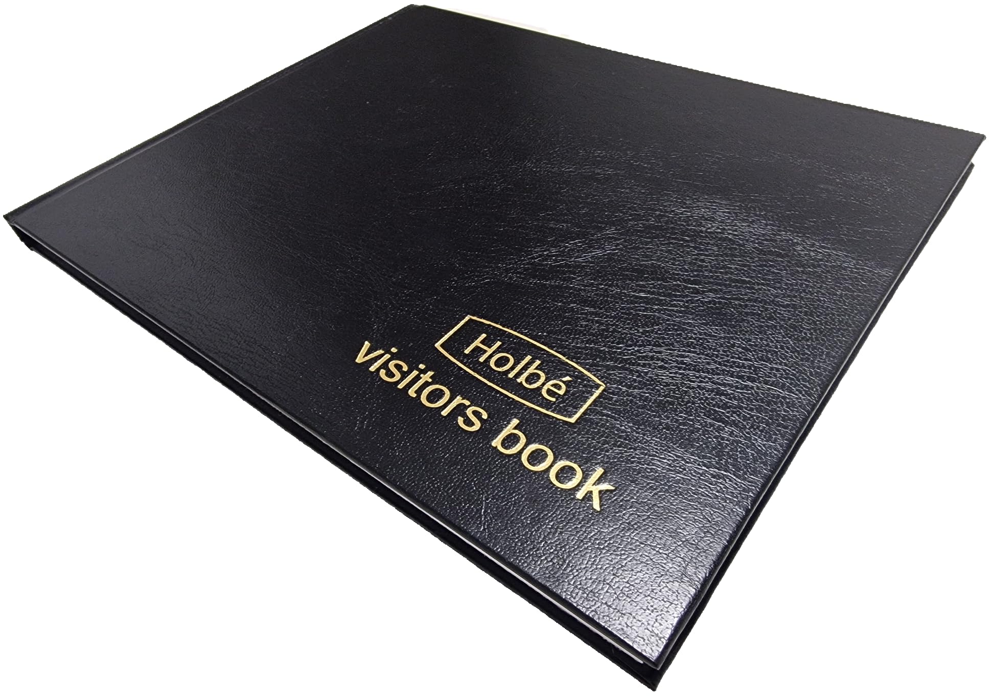 Holbé Visitors Record Book/Leather Hard Cover/72 sheets-144 pages/27 cm x 22 cm(10.65" x 8.65")
