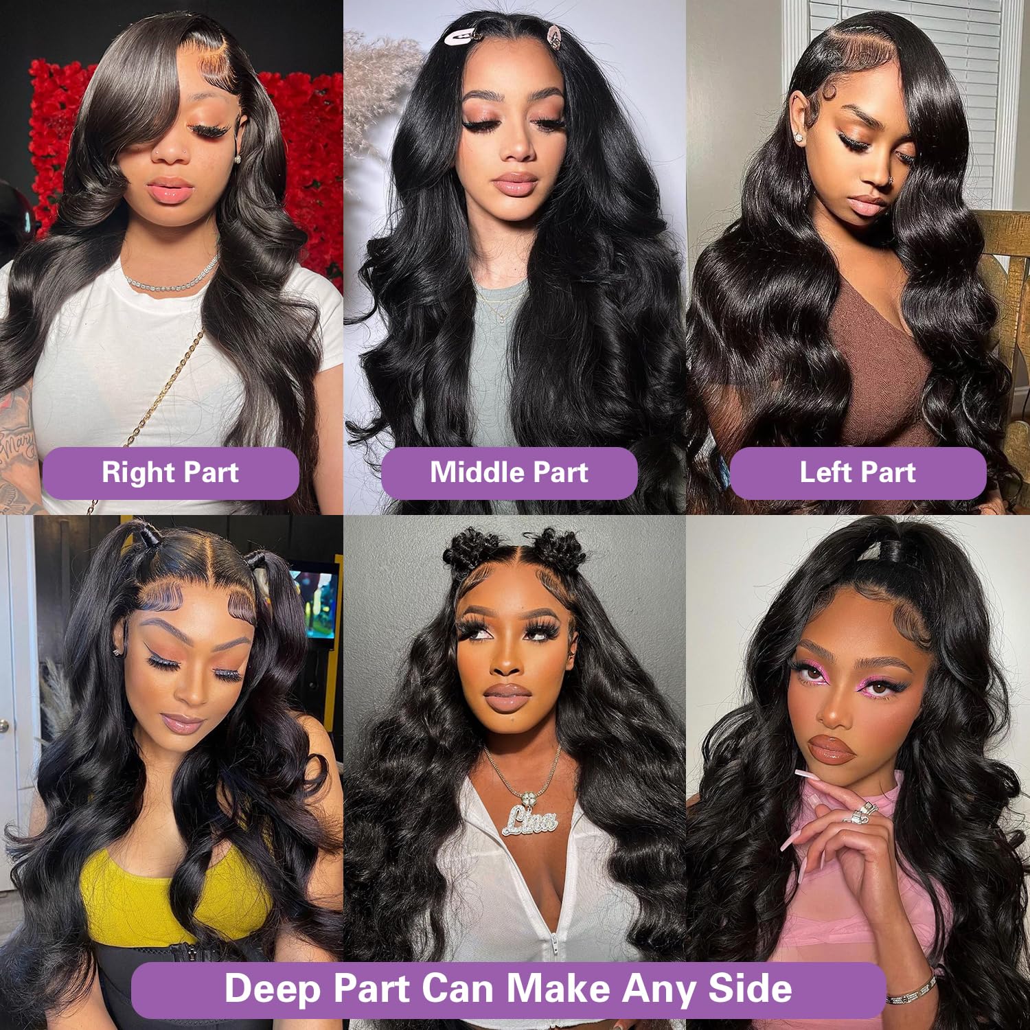 Mua 30 Inch Body Wave Lace Front Wigs Human Hair 13x4 HD Lace Frontl Wigs Human Hair wig 200% Density Glueless Wigs Human Hair Pre Plucked Pre Cut with Natural Hairline Baby