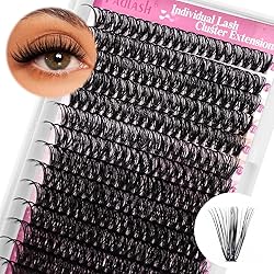 Individual Lashes Big Tray D Curl Lash Clusters 10D