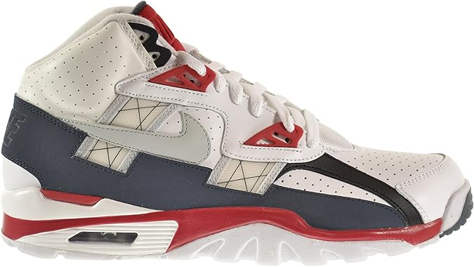Amazon.com | Nike Air Trainer SC High Men's Shoes White/Metallic Platinum-Dark Magnetic Grey 