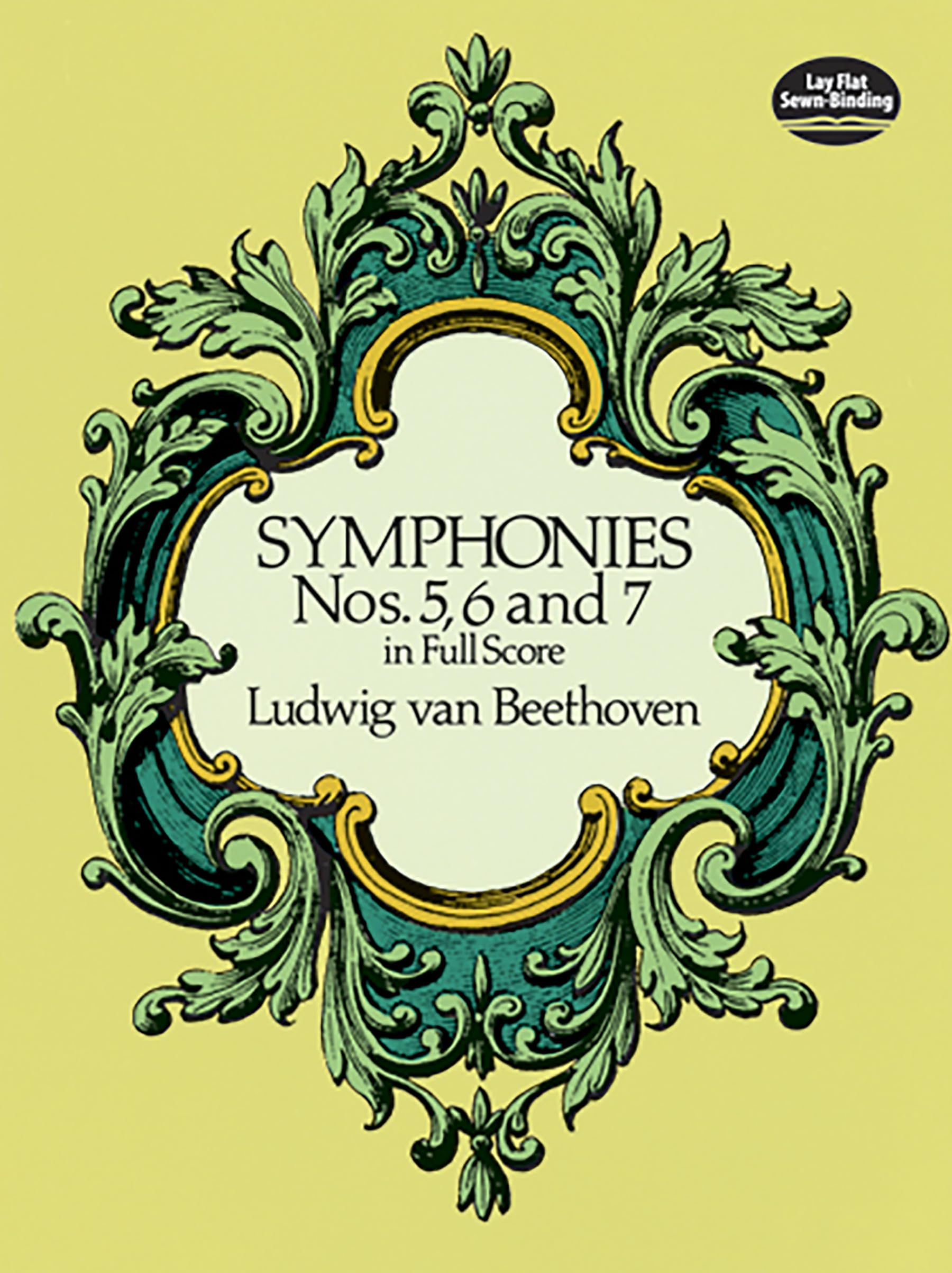 Beethoven Symphonies Nos. 5, 6 and 7 in Full Score | Orchestra Sheet Music Advanced Level | Complete Classical Symphony Scores for Conductors Students and Scholars | Orchestral Study Edition