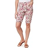 Gloria Vanderbilt Womens Amanda High Rise Bermuda Short Petite