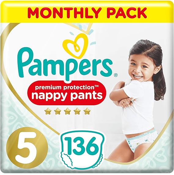 pampers nappy pants premium protection size 5