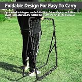Amazing Tour Football Rebounder - Adjustable Steel Frame Net Practice Trainer view 4