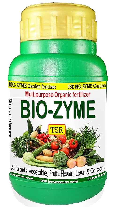 TSR Garden Store Bio Zyme Organic Liquid biofertilizer 125 ml with All Essential nutrients for All Types of Plants