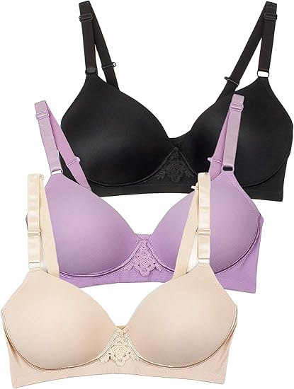 Barbra Lingerie Wirefree Comfortable Bras For Women Plus Size D