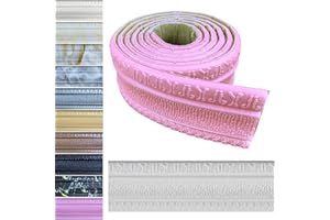 Yutianli Crown Molding Peel and Stick Wallpaper Border Flexible Wall Base Moulding Trim Self Adhesive Vinyl baseboard Pink Foam wall molding 3D Mirror Border (1PCS-89, Pink)