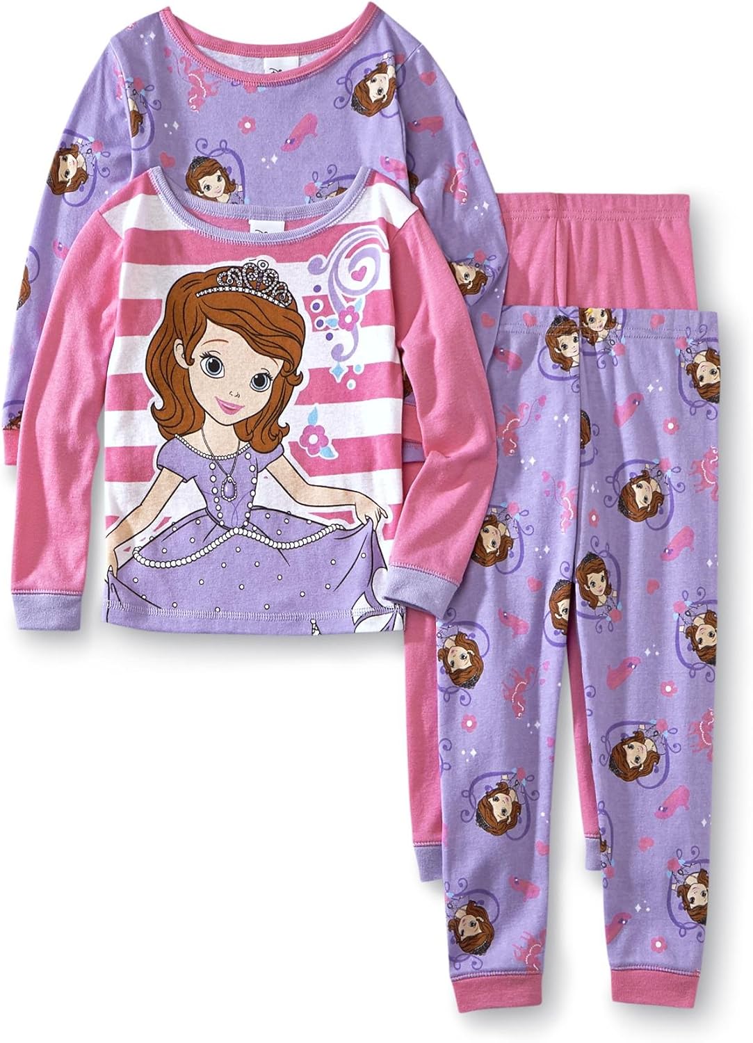 Disney Princess Sofia The First Girl 4PC Tight Fit Cotton