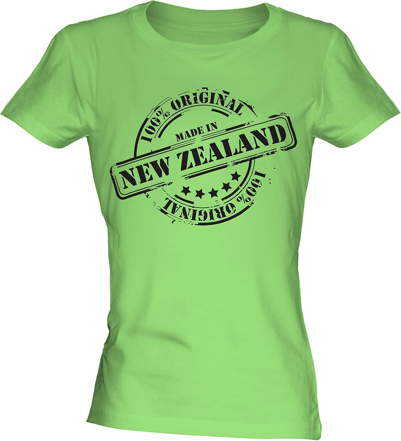 Made In New Zealand Ladies Fitted TShirt T Shirt Tee Top Amazon.co