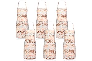 Glitopper 6 Pieces Passover Kitchen Apron Passover Designed Apron Pesach Apron Seder Gifts Passover Decor