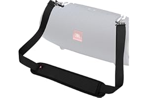 QIANHAI Speaker Handle Strap and Shoulder Belt Replacement Accessories Stronger Adjustable Compatible with JBL-Protable-Speaker (Long Shoulder Belt, Black)