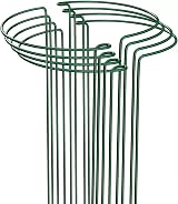 Garden Mile 8Pcs Heavy Duty Large Circular Plant Support Frame Adjustable Rings