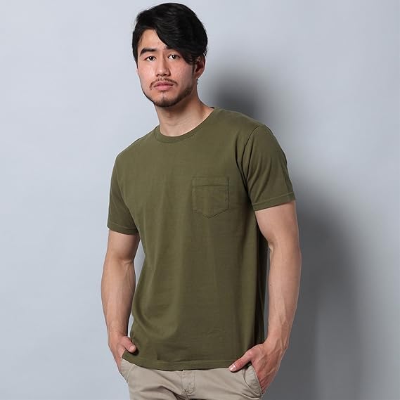 Amazon ベンデイビス Ben Davisポケットtシャツ メンズ カーキ L Tシャツ カットソー 通販